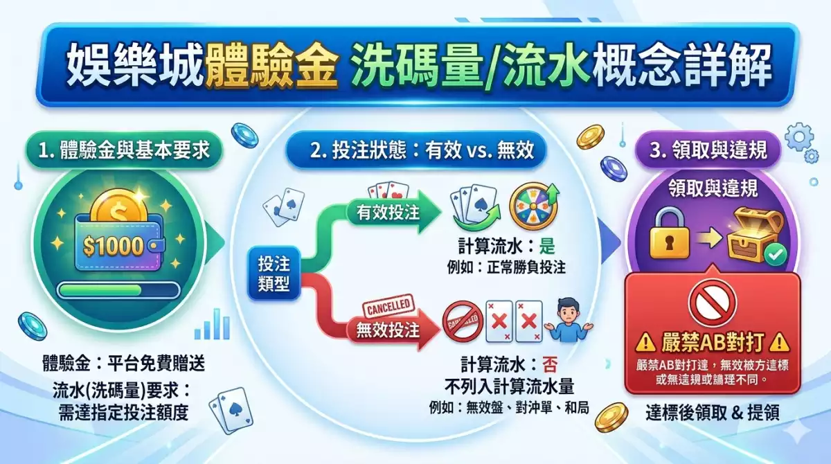 娛樂城體驗金