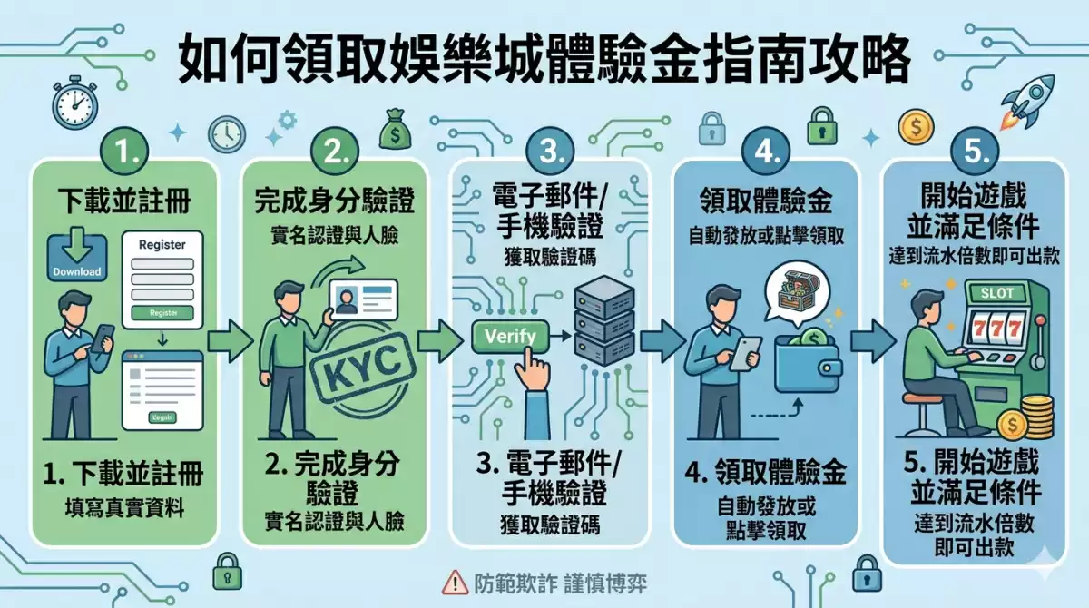 註冊送體驗金